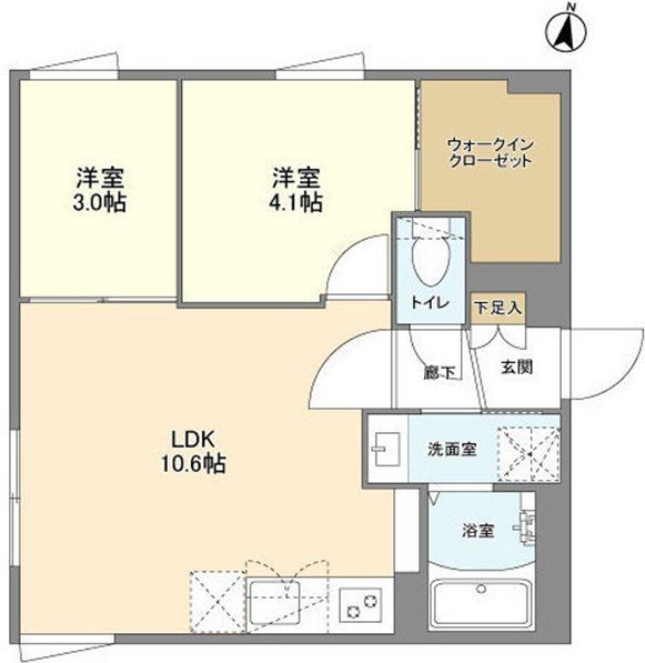 ウェルスクエア方南町Ⅱ 間取り