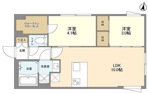 ウェルスクエア方南町Ⅱ 間取り