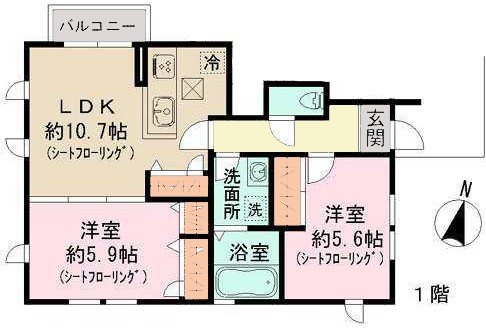 （仮）永福3丁目2期計画 間取り