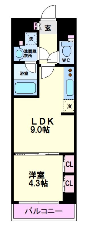 Brillia ist　渋谷本町 間取り