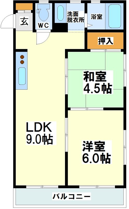 かぶら浜田山 間取り