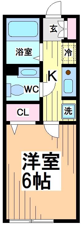 クラスティーナ下北沢 間取り