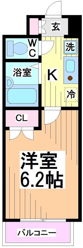 OLIO渋谷西原 間取り