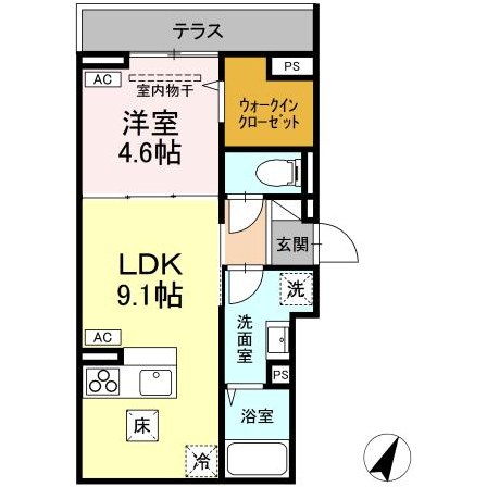 D-comodo深大寺北町 間取り