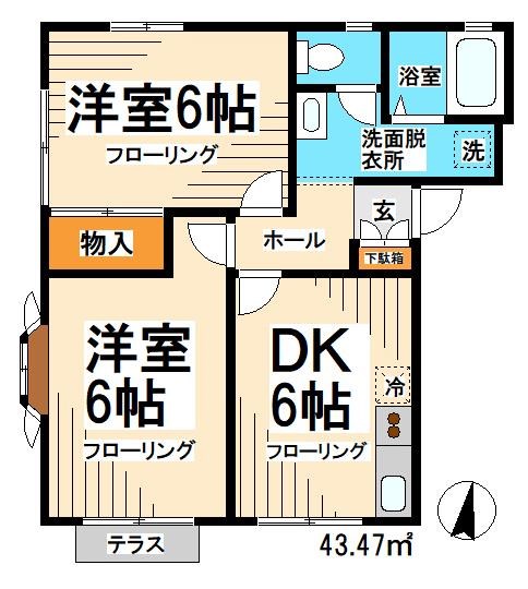 サニーヒルズ赤堤 間取り