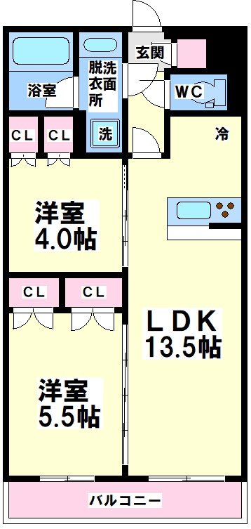 参宮橋ビューアパートメント 間取り