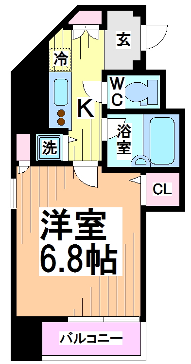 パークウェル代田橋　 間取り