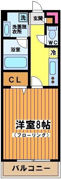 HEIM TAKUMIⅡ（ハイムタクミ） 305号室 間取り