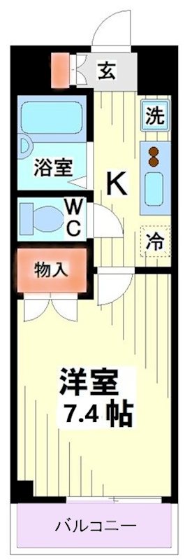 スカイコート笹塚駅前 間取り