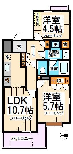 フラット浜田山 間取り