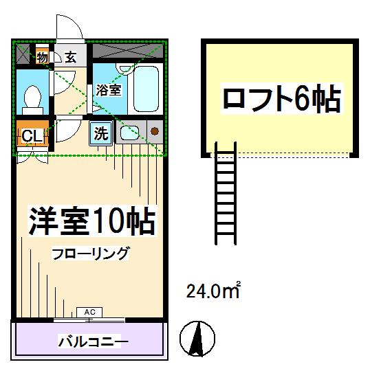 ロイヤルハイムB 間取り