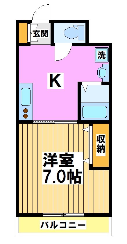 【サンパラッツオ伍番館】 間取り