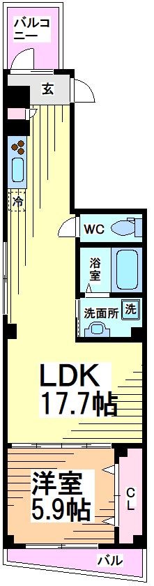 AKハイム笹塚 間取り