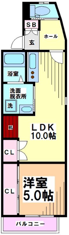 リベレンテ幡ヶ谷 間取り