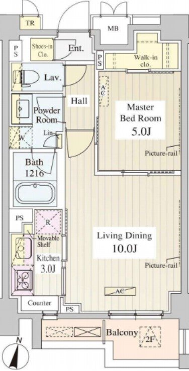ルシュクレ永福 間取り