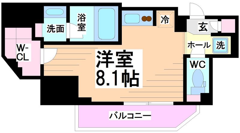 レジディア笹塚Ⅲ  間取り