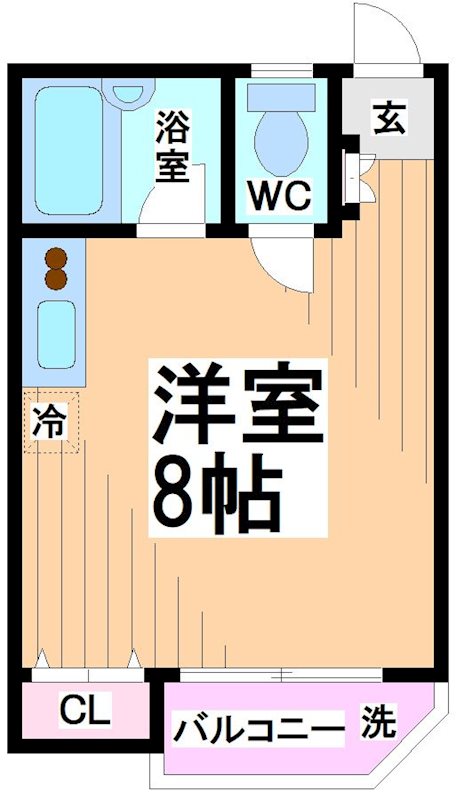 コーポ羽根木 間取り