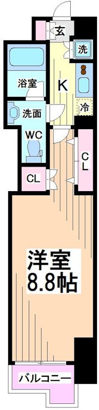 ジェイフラッツ初台　 間取り