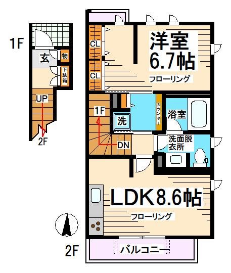 ミラコロエッフェ 間取り