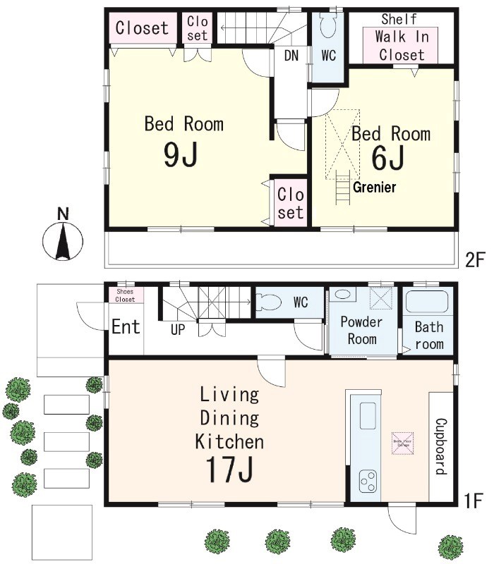東野川3丁目一戸建 間取り