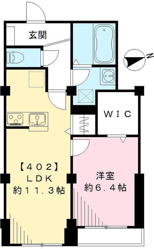 シャンポール調布 302号室 間取り