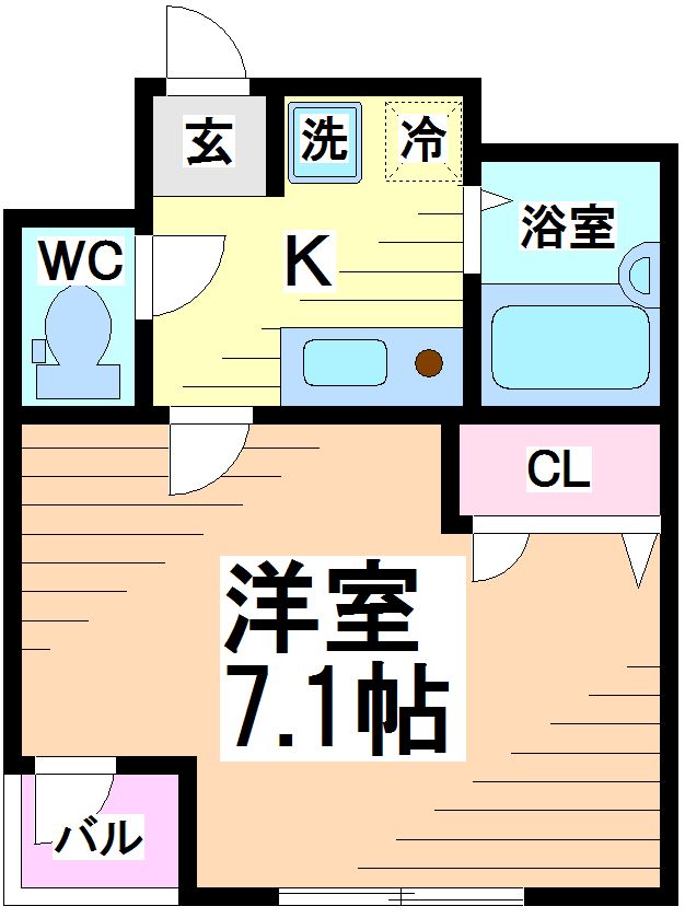 ブライトコート幡ヶ谷 間取り