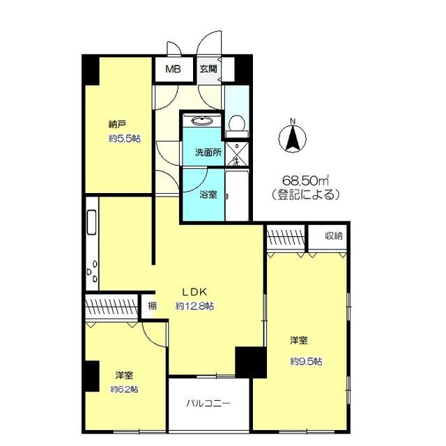マートルコート調布 間取り