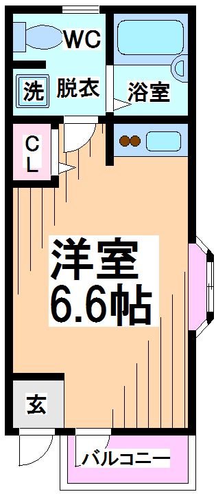 FUJISTA幡ヶ谷Ⅲ　 間取り