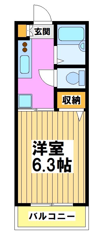 【コーポオンタ】 間取り