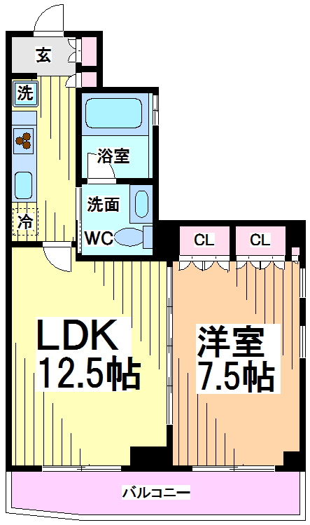 レジディア幡ヶ谷 間取り