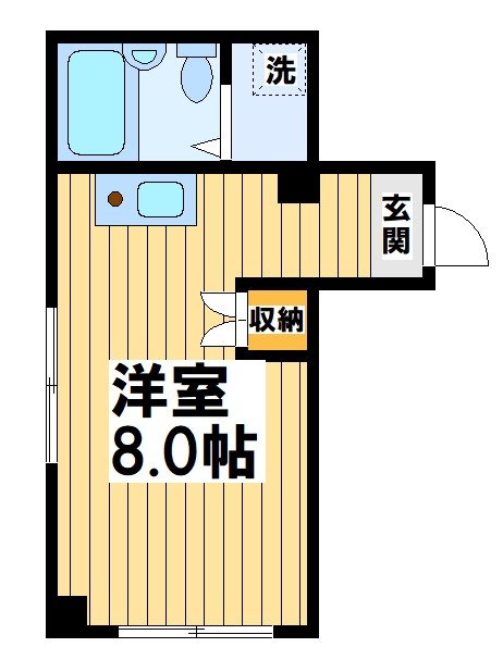 コーポクリニカ 304号室 間取り