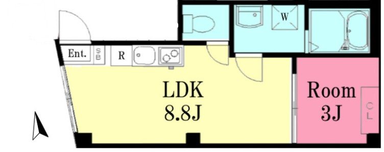 ヴィクトワール方南 間取り