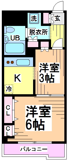 フローレンス幡ヶ谷　 間取り