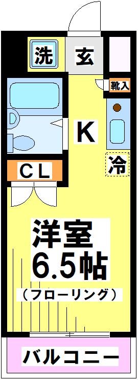 つつじヶ丘M&M 304号室 間取り