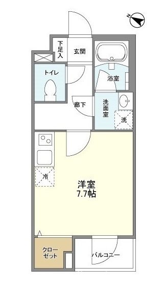 BPRレジデンス仙川 308号室 間取り