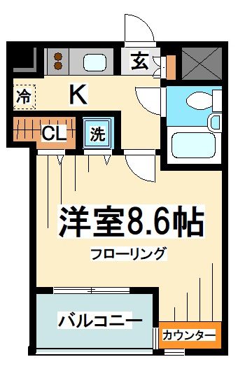 日神デュオステージ笹塚西館 間取り