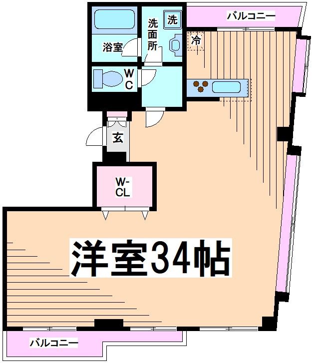 大原KYハイツ 間取り