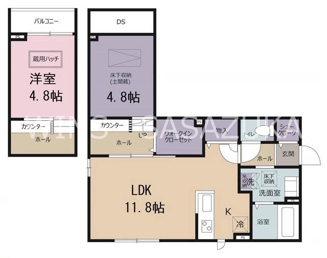 メゾンドリーヴ 間取り