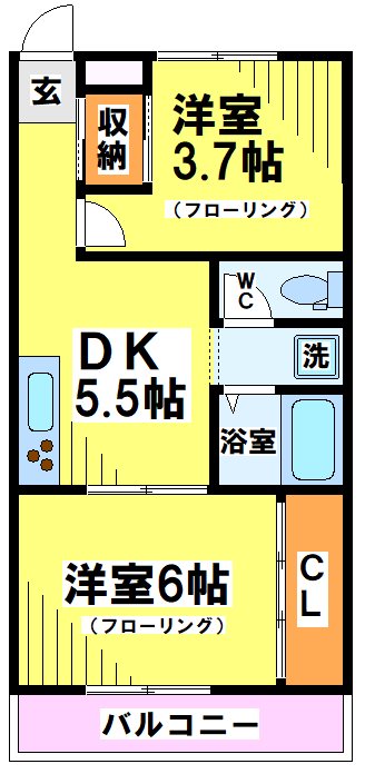 カーサグリーンプラザ 間取り