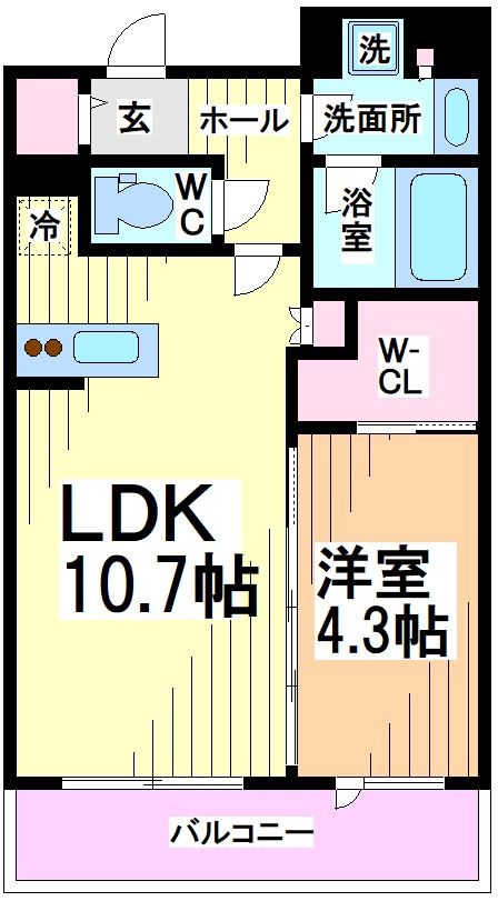 コンフォリア笹塚 間取り