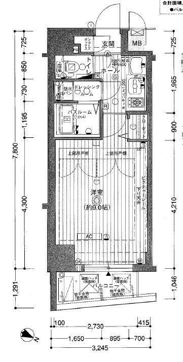 エステムプラザ世田谷・千歳烏山 間取り