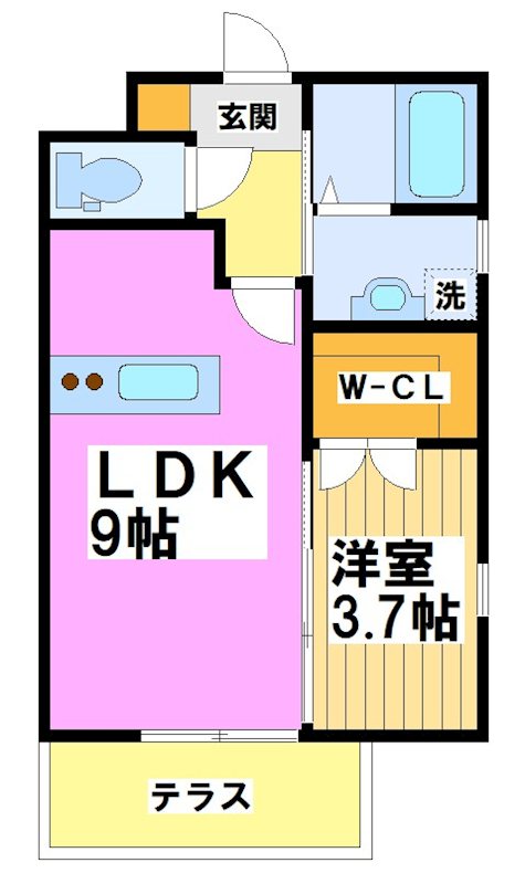 Lelien（ルリアン） 間取り