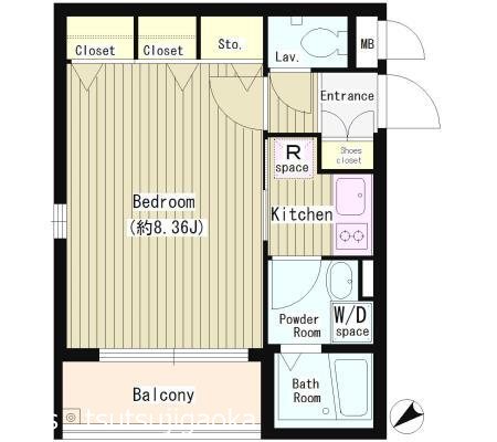 リバティコート千歳烏山 間取り
