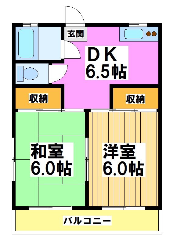 ムサシノハイツ 間取り