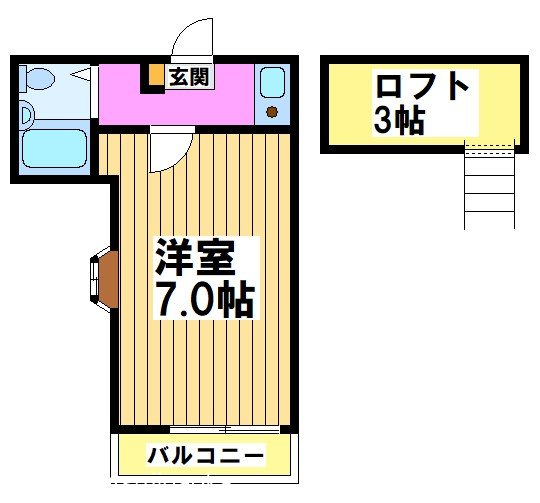 アクアコートⅡ 間取り