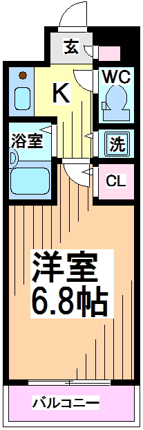 アイディ幡ヶ谷  間取り