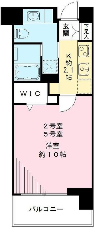 Win Bell仙川（ウィンベルセンガワ） 305号室 間取り