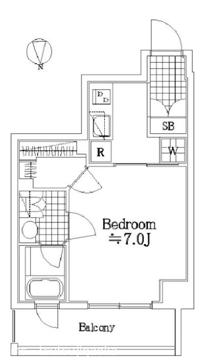 レディアス調布国領 410号室 間取り