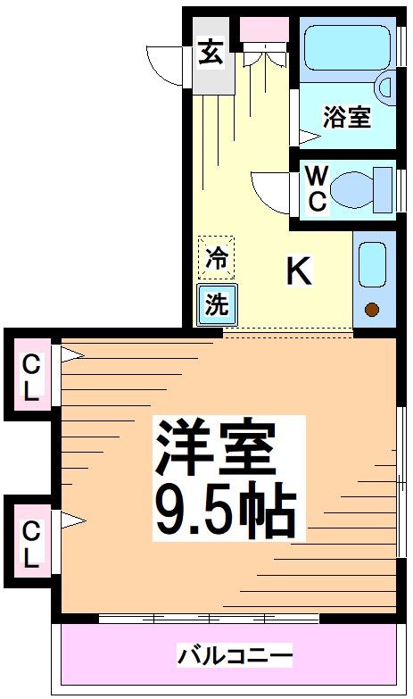 ヴァンヴェール方南町 間取り