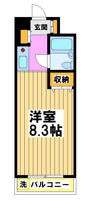 倉林マンション（再契約型） 309号室 間取り